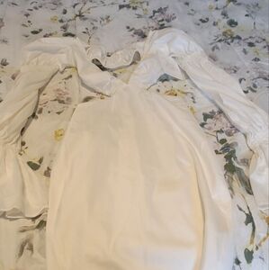 White cut out dress